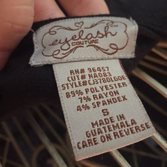 Black peplum shirt - Picture 5 of 6